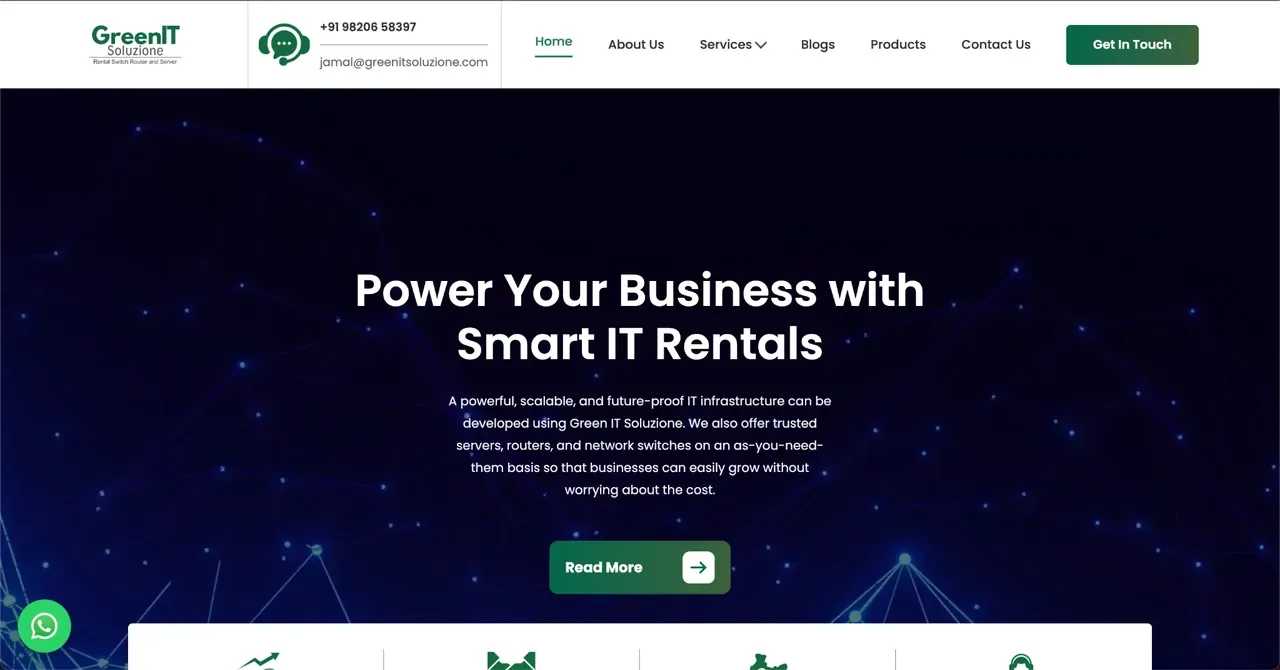 GreenIT Soluzione website designed by SPG Techsoft