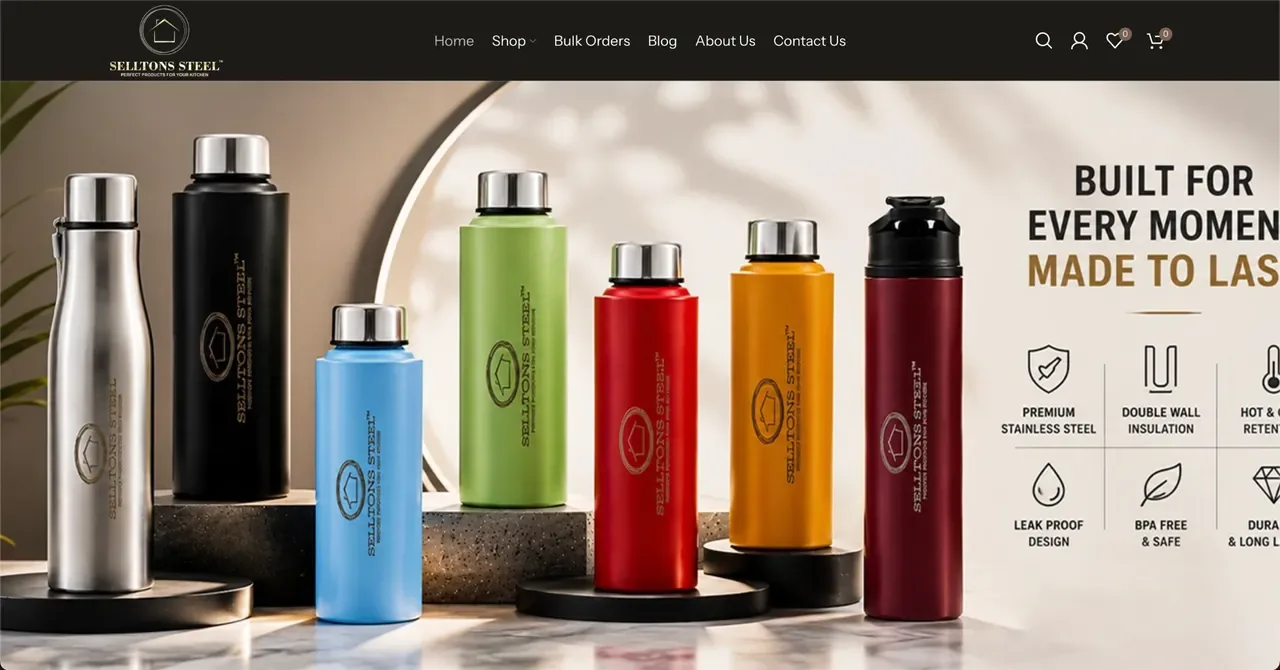 Selltons Steel website designed by SPG Techsoft